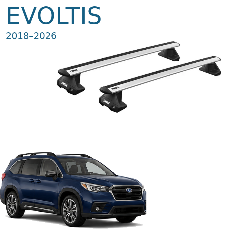 גגון אלומיניום בסיסי לסובארו אבולטיס 2018–2026