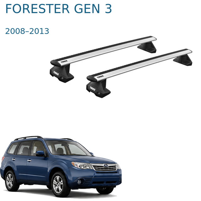 גגון Fixpoint בסיסי לסובארו פורסטר דור 3 2008–2013