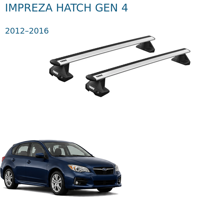 גגון Fixpoint בסיסי לסובארו אימפרזה האצ׳בק דור 4 2012–2016