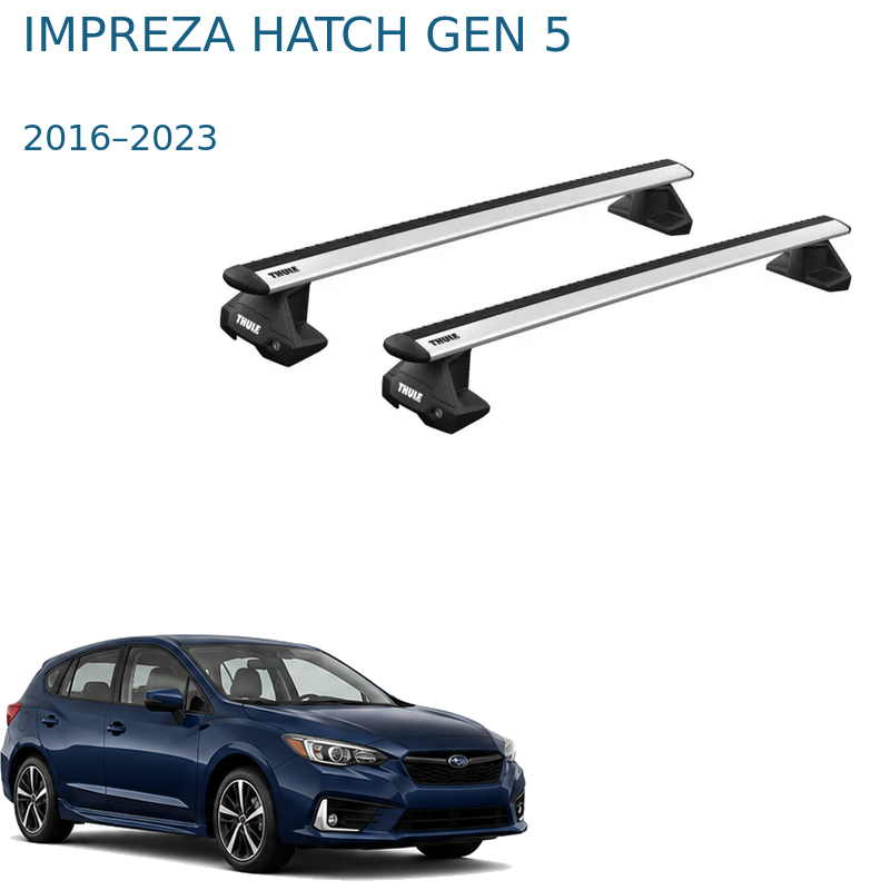 גגון Fixpoint בסיסי לסובארו אימפרזה האצ׳בק דור 5 2016–2023