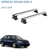 Thule WingBar Evo – אלומיניום לסובארו אימפרזה סדאן דור 4 2012–2016