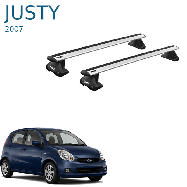 גגון אלומיניום בסיסי לסובארו ג׳אסטי 2007