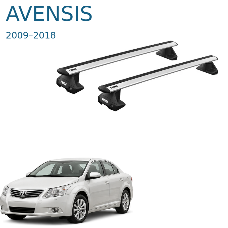 Thule WingBar Evo – אלומיניום לטויוטה אוונסיס 2009–2018