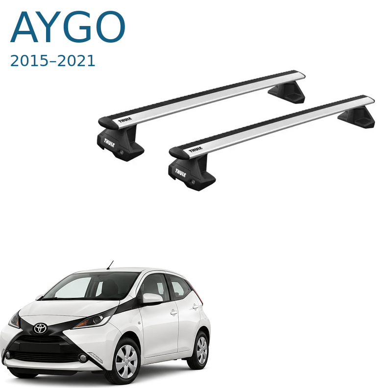 Thule WingBar Evo – אלומיניום לטויוטה אייגו 2015–2021