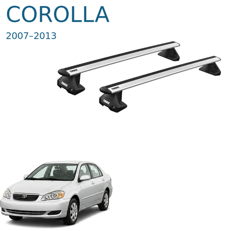 גגון בסיסי 120 ס״מ לטויוטה קורולה 2007–2013