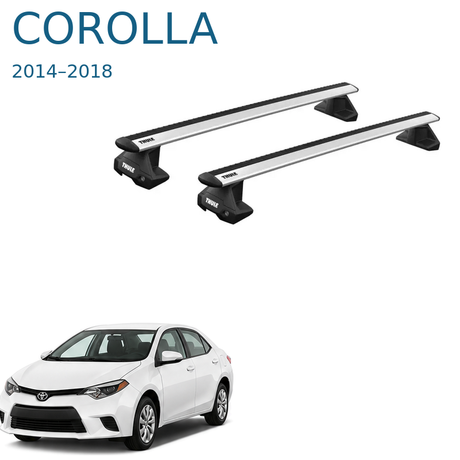 גגון בסיסי 120 ס״מ לטויוטה קורולה 2014–2018