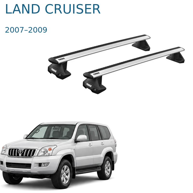 Thule WingBar Evo – אלומיניום לטויוטה לנד קרוזר 2007–2009