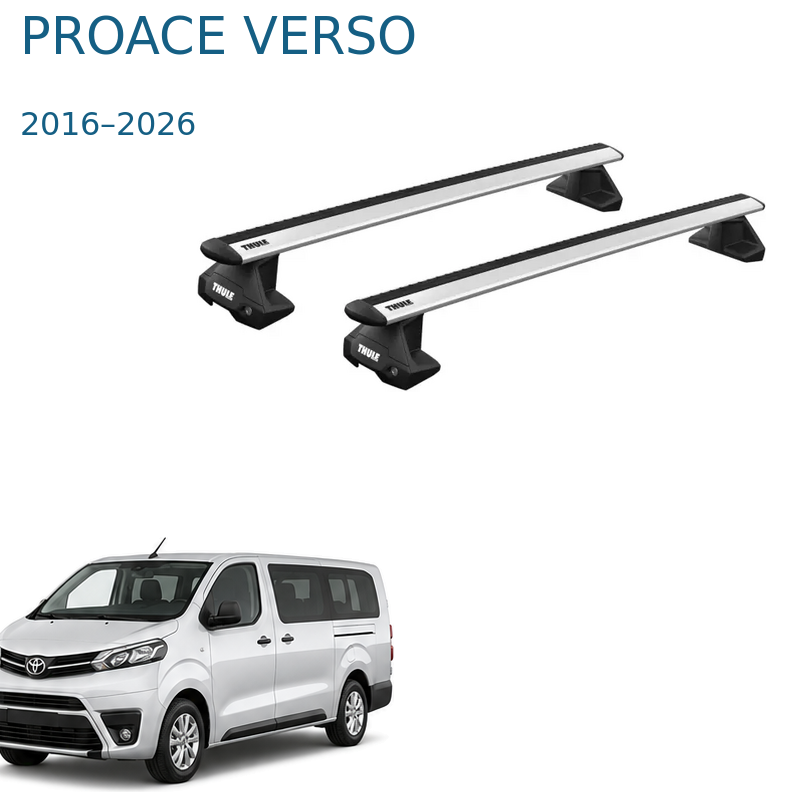 Thule WingBar Evo – אלומיניום לטויוטה פרואייס ורסו 2016–2026