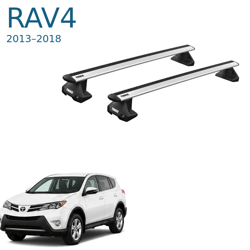 Thule WingBar Evo – אלומיניום לטויוטה ראב 4 2013–2018
