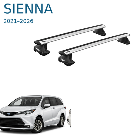 גגון אלומיניום בסיסי לטויוטה סיינה 2021–2026
