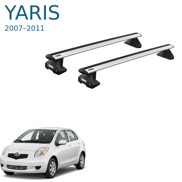 גגון בסיסי 120 ס״מ לטויוטה יאריס 2007–2011