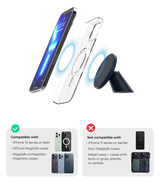 iOttie Velox Mini מעמד MagSafe שטוח לרכב תמונה מספר 9