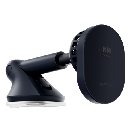 iOttie Velox Pro מעמד MagSafe לרכב עם טעינה וקירור זווית צד