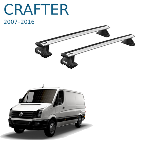 Thule WingBar Evo – אלומיניום לפולקסווגן קראפטר 2007–2016