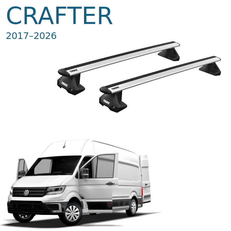 Thule WingBar Evo – אלומיניום לפולקסווגן קראפטר 2017–2026