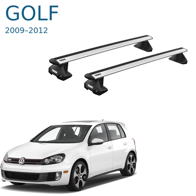 Thule WingBar Evo – אלומיניום לפולקסווגן גולף 2009–2012