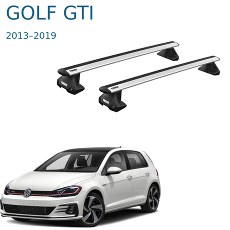 Thule WingBar Evo – אלומיניום לפולקסווגן גולף GTI 2013–2019