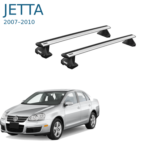 Thule WingBar Evo – אלומיניום לפולקסווגן ג׳טה 2007–2010