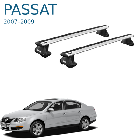 Thule WingBar Evo – אלומיניום לפולקסווגן פאסאט 2007–2009