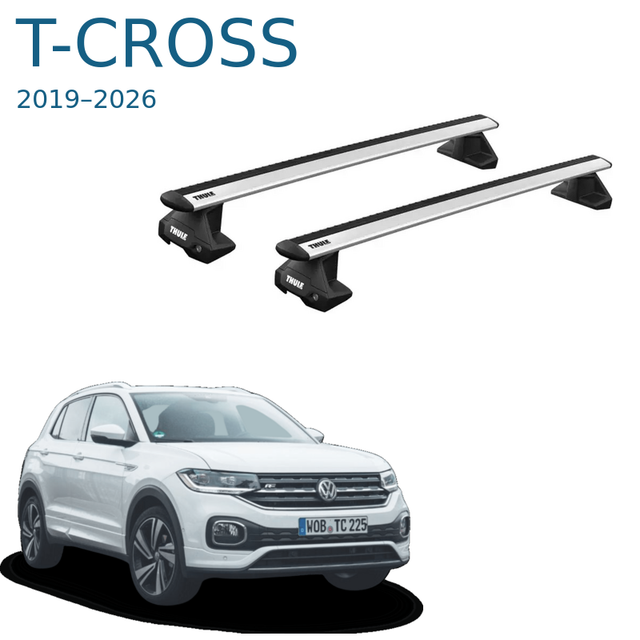 Thule WingBar Evo – אלומיניום לפולקסווגן T-Cross 2019–2026