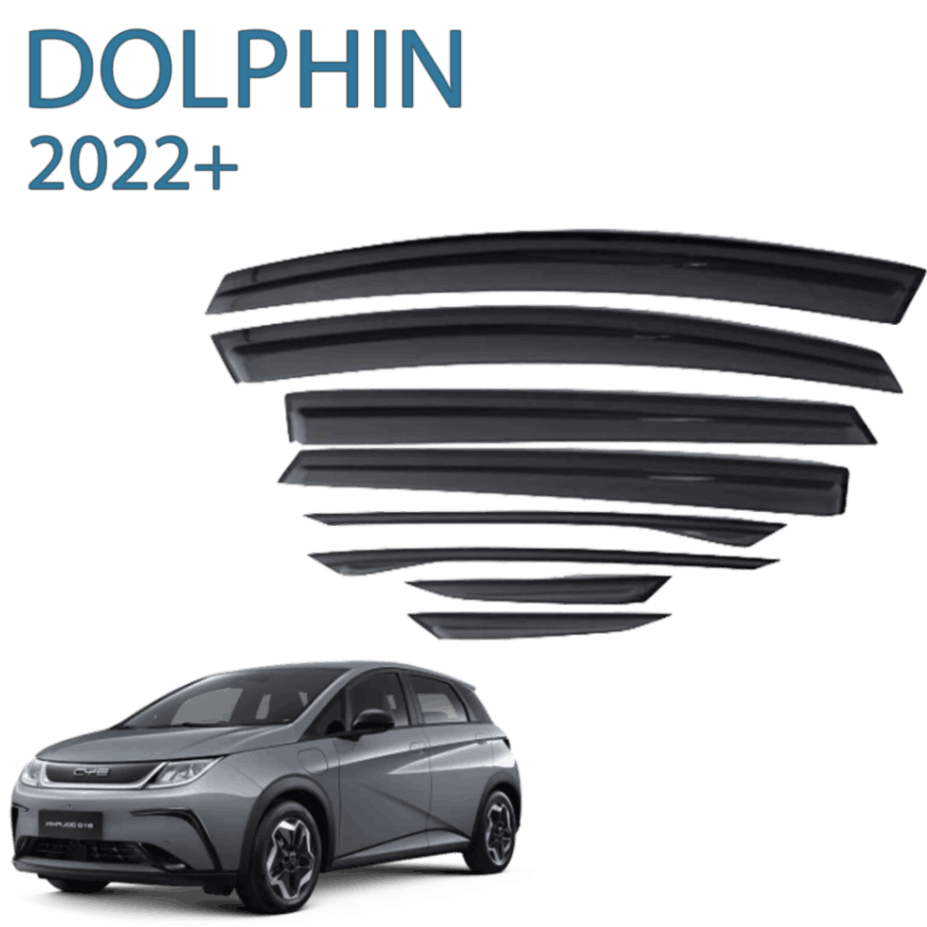 מגני רוח הדבקה Falcon ל BYD Dolphin שנת 2022+ 8 חלקים